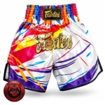 شلوارک موی‌تای Fairtex طرح هنری و رنگارنگ (Multi-Color) - تصویر 3