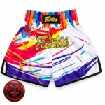 شلوارک موی‌تای Fairtex طرح هنری و رنگارنگ (Multi-Color)
