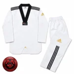 لباس تکواندو آدیداس (Adidas) آرم طلایی