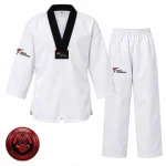 لباس تکواندو طرح World Taekwondo (یقه مشکی)