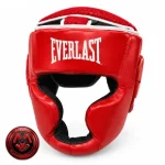 کلاه چرم اسپارینگ EVERLAST مدل‌ گونه‌دار و فک‌دار